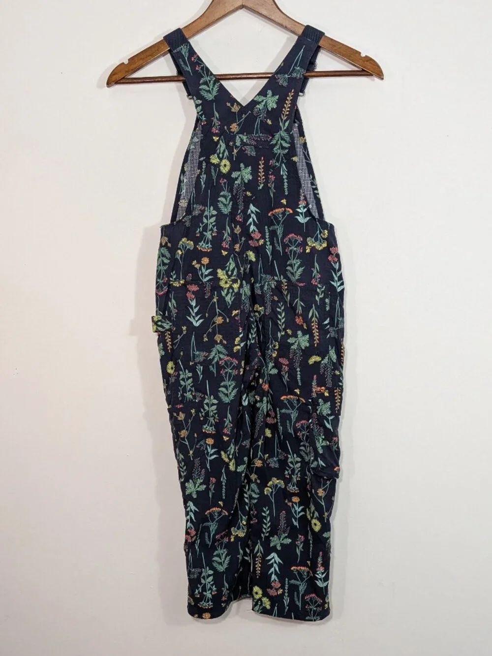 Duluth Trading Heirloom Gardening Bibs Floral Girls Size 6 Overalls Adjustable
